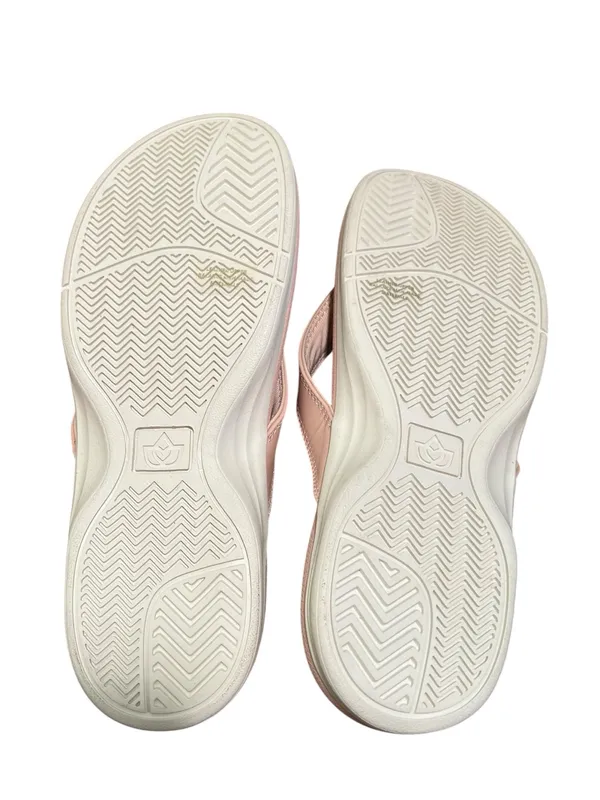 Spenco‎ Women’s Size 8D Ava Orthotic Sandals Pale Blush Pink Adjustable Leather - Image 5
