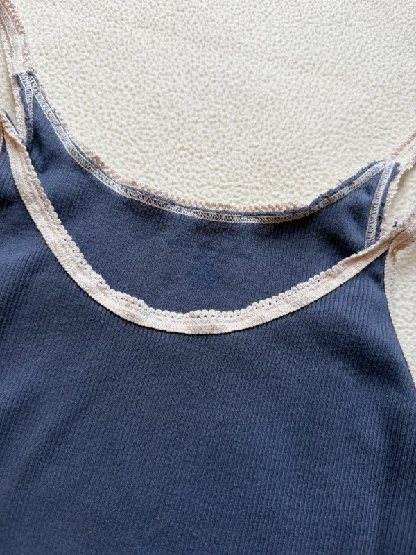 Brandy Melville Navy Tank Blue - Image 2