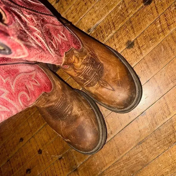 Durango Lady Rebel womens 10” Weston brown embroidered cowboy boots - Image 3