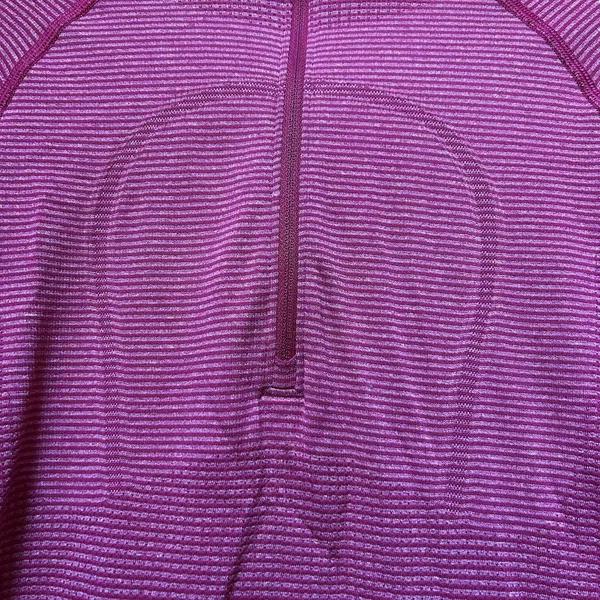 Lululemon Pink Pullover Run Swiftly Tech 1/2 Zip Long Sleeve Top 4 Gym Workout - Image 4