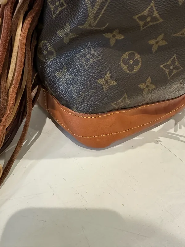 Vintage Boho Bag Authentic Noé Brown - Image 4
