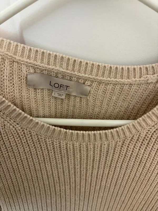 Loft Sweater Knit Tank Top Sleeveless - Image 3