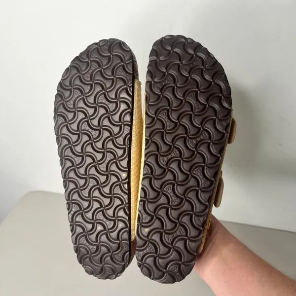 Birkenstock Arizona Raffia Big Buckle Size 40 - Image 4