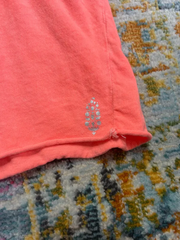 Neon orange free people top - Image 4
