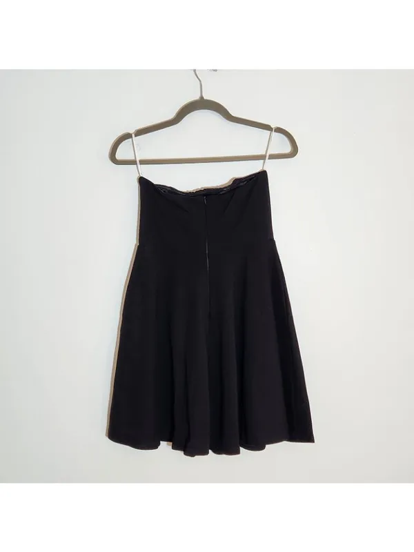 Lulus Black Strapless Cocktail Mini Dress Size Small NWT - Image 6