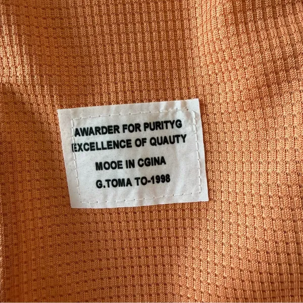 Women's Oversized Lightweight Two Piece Waffle Jogger Set Peach Size 3XL #260723 - Image 2