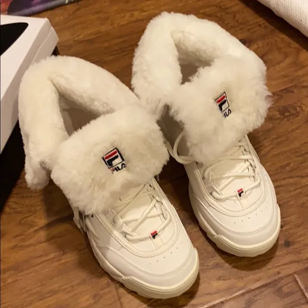 Fila shearling boot sneakers. 7 - Image 3
