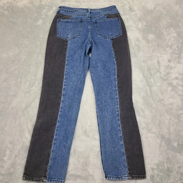 Pacsun Size 26 Jeans‎ Ultra High Rise Slim Pannels Blue Gray Button … - Image 4