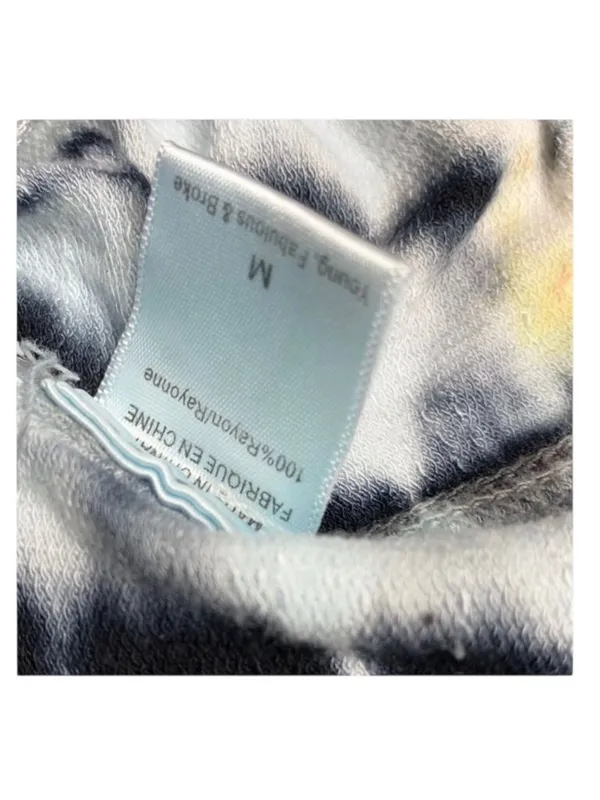 YFB Young Fabulous & Broke ☀︎︎ Cold Shoulder Pullover ☀︎ Multi Tie Dye ☀︎ Medium - Image 11