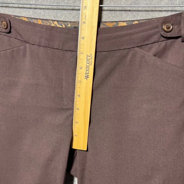 Express Design Studio Editor Brown Bootcut Dress‎ Pants Size 6 Regular Stretch - Image 5