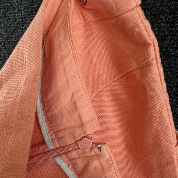 J.Crew Women's Coral Salmon Pink Pencil Skirt Size 8 100% Cotton Retail $75 - Image 12