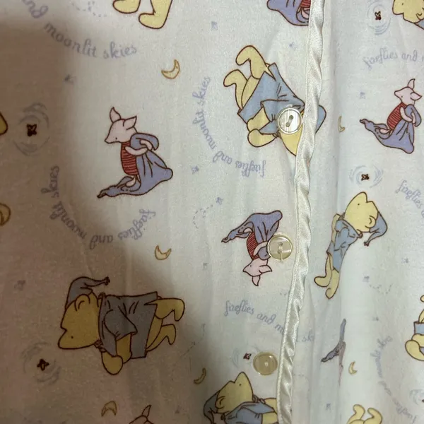 vintage Disney Winnie the Pooh cotton nightgown shirt.Size S/M - Image 4