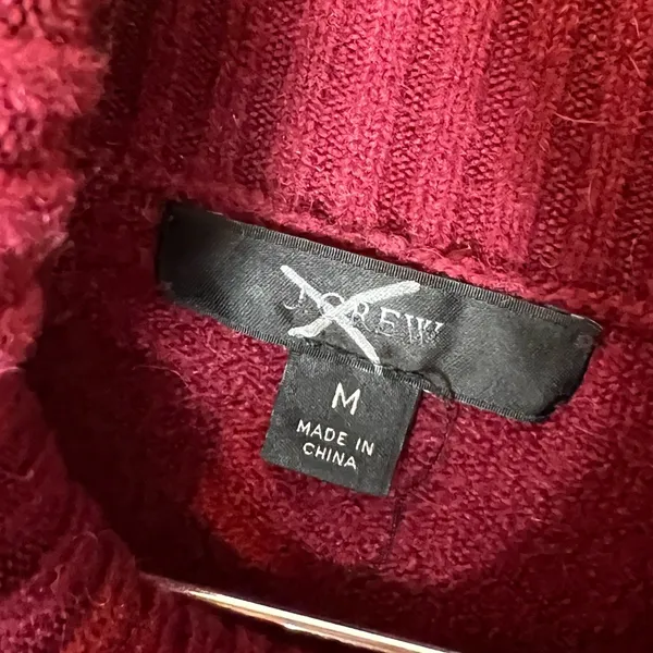 J. Crew Red Turtleneck Sweater in Supersoft Yarn - Image 6