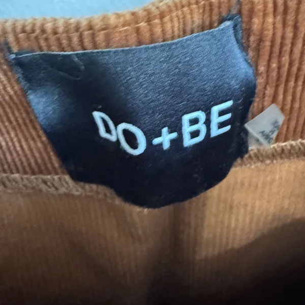 DO+BE Rust Corduroy Mini Skirt - Image 6