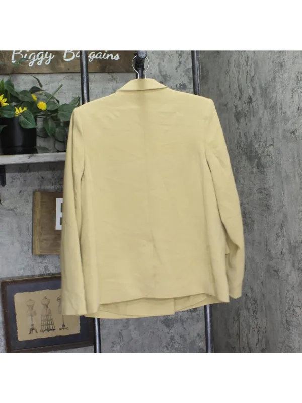 NWT A New Day Signature Crepe Slim Fit Blazer Jacket 92994546 Tan Brown M - Image 3