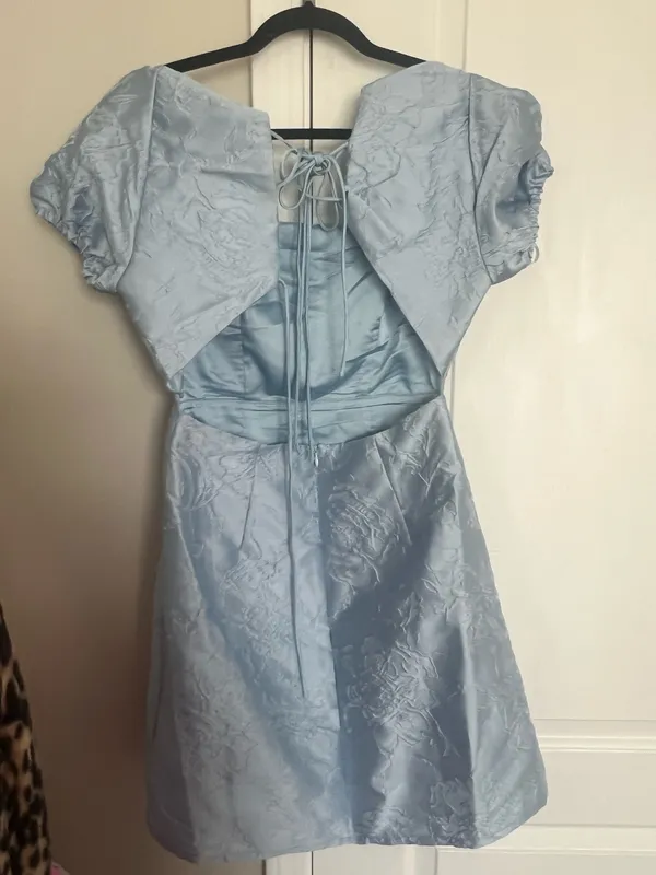 Hello Molly Blue Mini Dress - Image 2