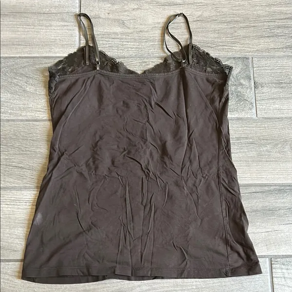 Old Navy Brown Camisole Fitted Spaghetti Straps - Image 4