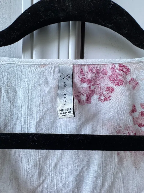 Girlfriend Collective Long Sleeved Blouse with Floral Print - Image 2