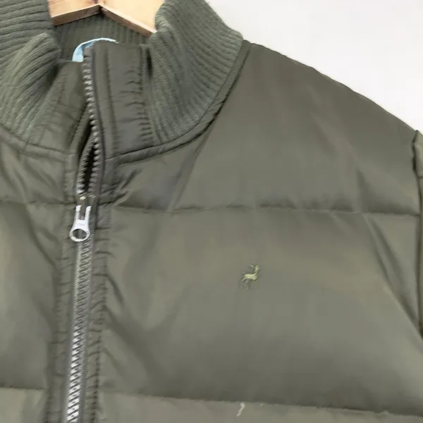 Y2K Old Navy Womens Puffer Down Jacket XL Frost Free Bomber Gorpcore Winter Cozy - Image 4