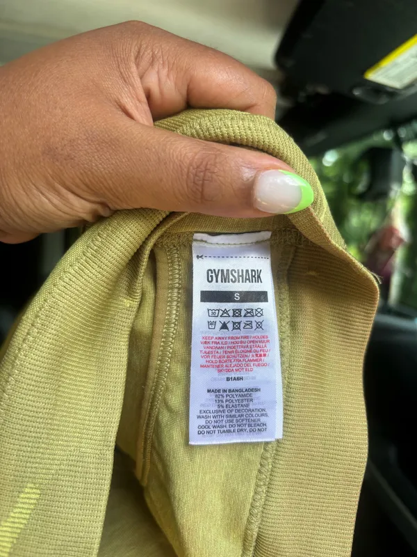 Gymshark Sports Bra Camo Green - Image 4