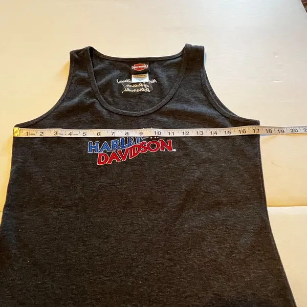 Harley-Davidson Dothan‎ Alabama grey women's tank top size Large L - Image 7