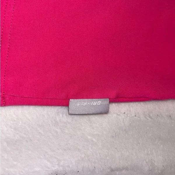 Nike tank Dri-fit cotton tee pink Nike logo size M - Image 7