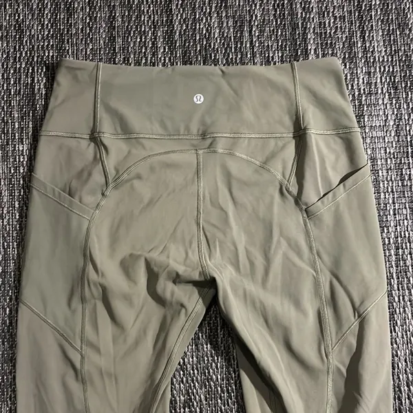 Lululemon All The Right Places Crop Legging II *23" Sage Size 12 - Image 4