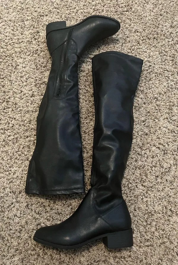 Steve Madden Knee-High Boots Black Size 8 - Image 3
