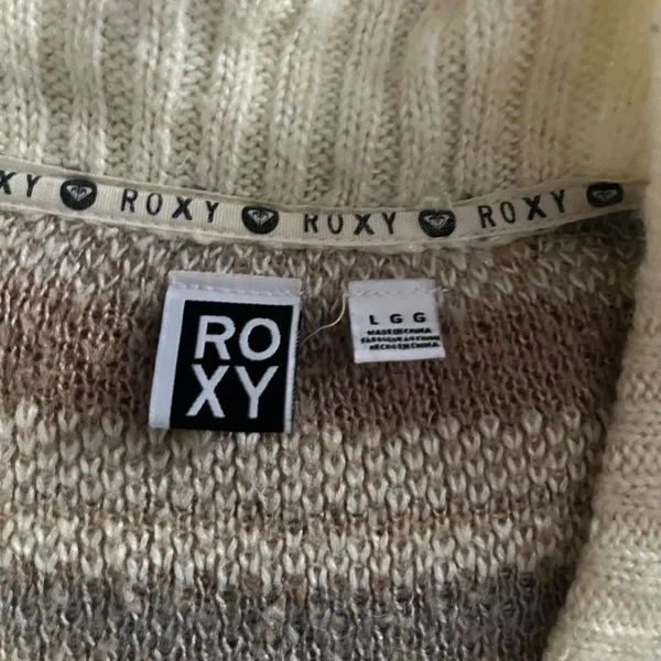 Roxy Tribal Aztec Knit Sweater - Image 4