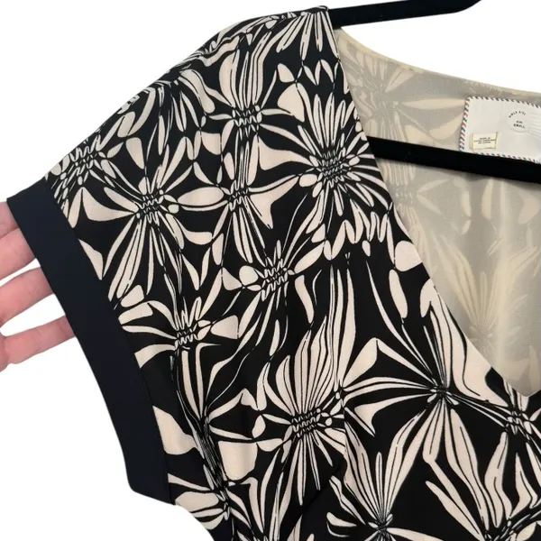 Anthropologie Postmark Sonata‎ Tie-Back Mini Dress Size Small - Image 14