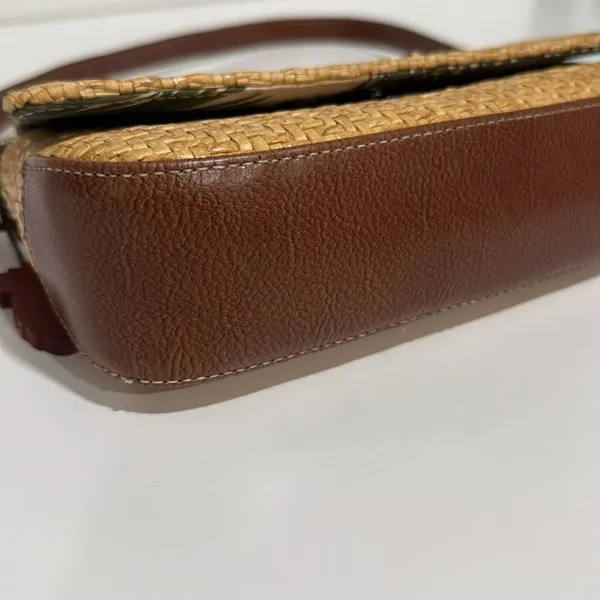 Liz claiborne wicker shoulder purse EUC - Image 6