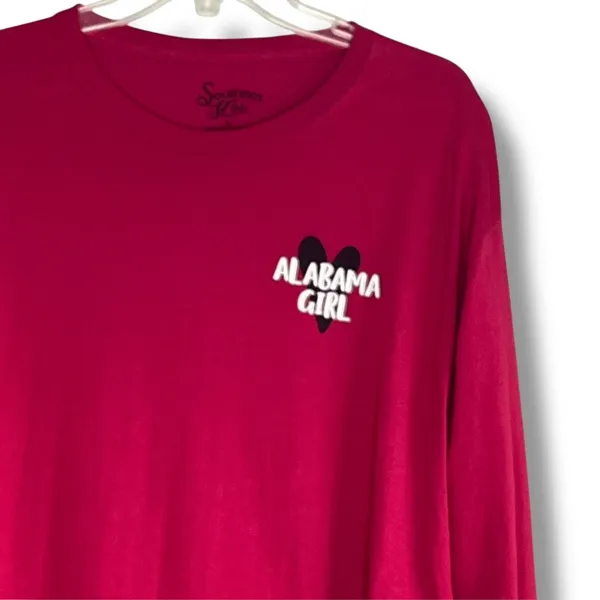 Southern Y’all Alabama Girl Crimson Tide long sleeve T-shirt medium - Image 4