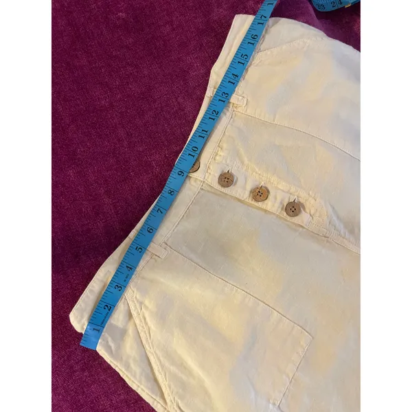RIP CURL Walk Shorts Lightweight Linen Breezy Button XL VACATION TRAVEL BEACH - Image 8