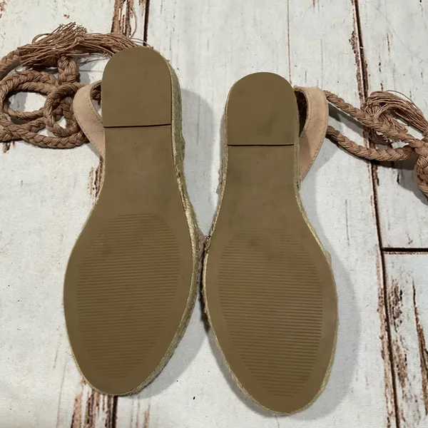 Nwot‎ Steve Madden Mesa Leather Espadrille Ankle Rope Tie Sandals - Image 7