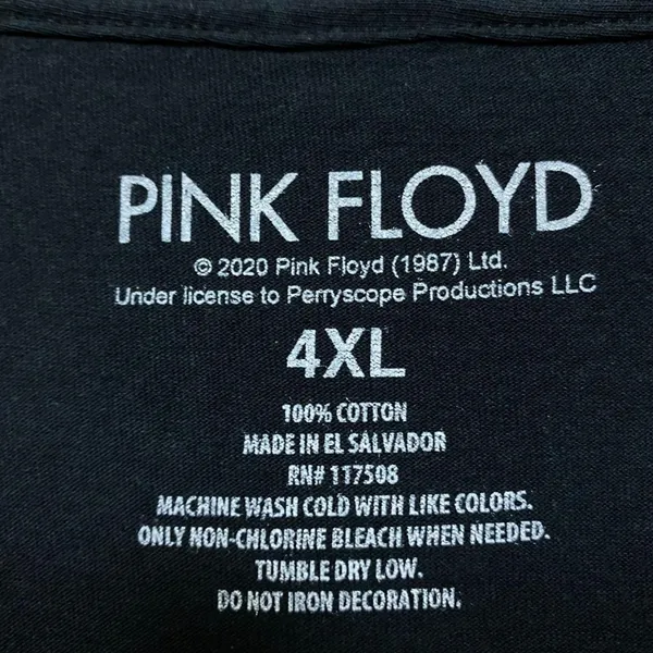 Pink Floyd The Dark Side of the Moon Rock Show Poster Tee 4X - Image 4