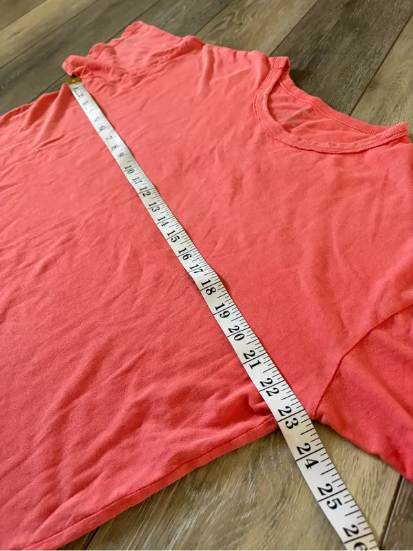 Aerie Coral Oversized Boyfriend Tee - Image 7