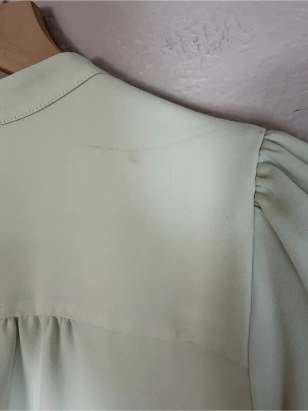 Aritzia Wilfred Ava Blouse in Rainwash Green size Small $98 - Image 7