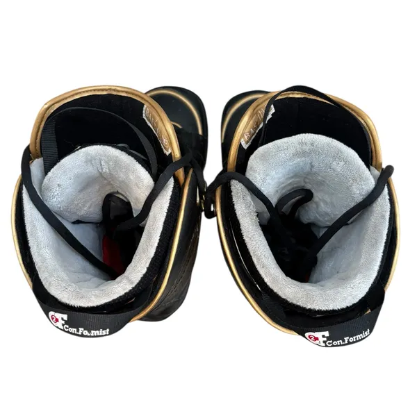 * Rome Women's Bastille Black with Gold Accents Snowboard Boots | Size 6.5 - Image 10
