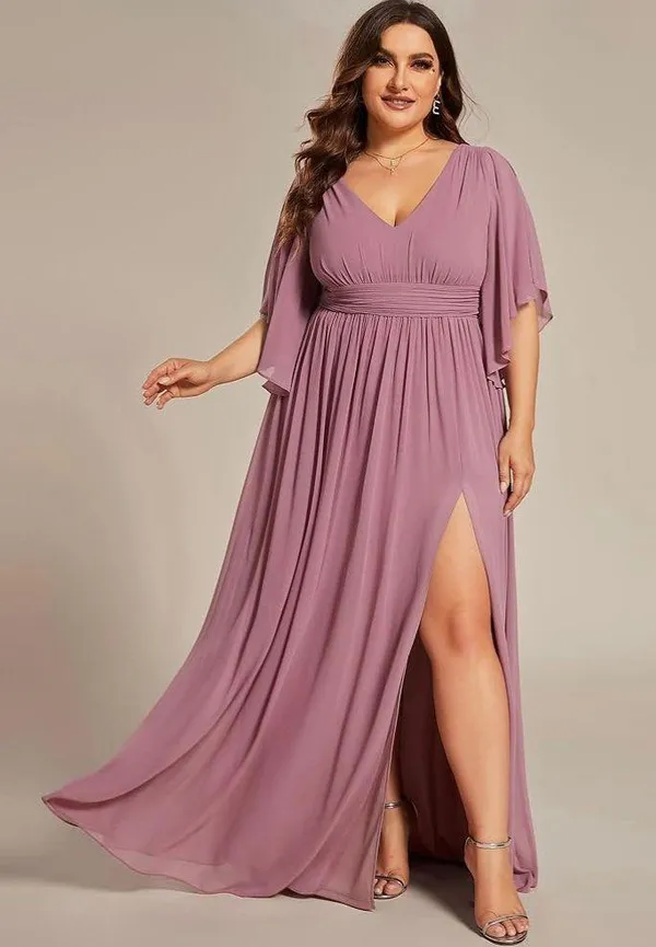 Ever Pretty Orchid Bridesmaid Dress - Image 2