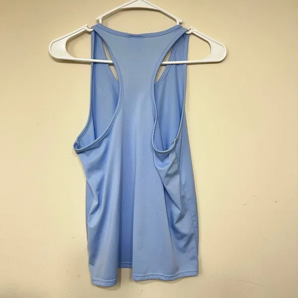 Gymshark Periwinkle Mesh Relaxed Tank Small Women - Image 5