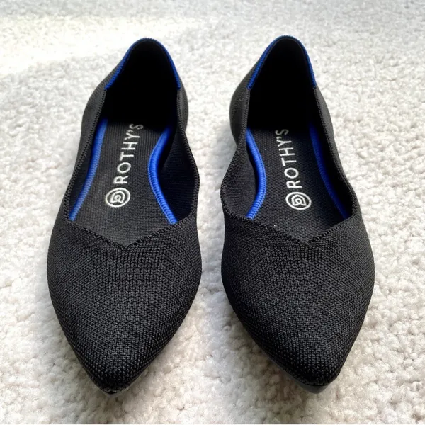 Rothy’s The Point Flat In Black - Image 3