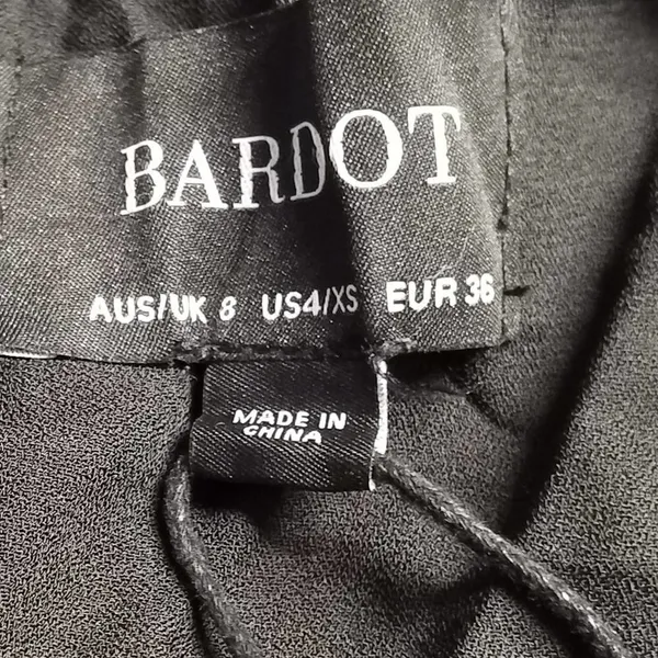 Bardot Mini Dress Cocktail Layered Sleeveless Sz 4 - Image 5