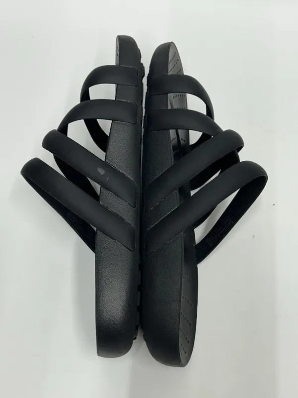 Crocs Splash Strappy Sandals Women’s Size 6 Black Slip On Slides Comfort - Image 8