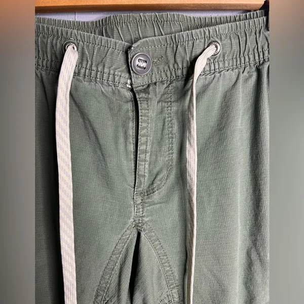Vuori Mens Green Ripstop Pants Performance Outdoor Athleisure Slim Fit. Size Sml - Image 3