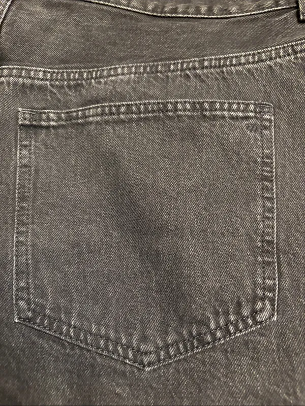 Madewell The Darted Barrel-Leg Jean button fly washed black NW235 Size 33 NWT - Image 10