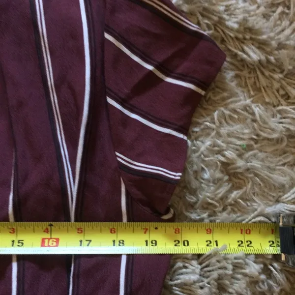 Aritzia Wilfred Jess’s wrap dress large maroon - Image 5