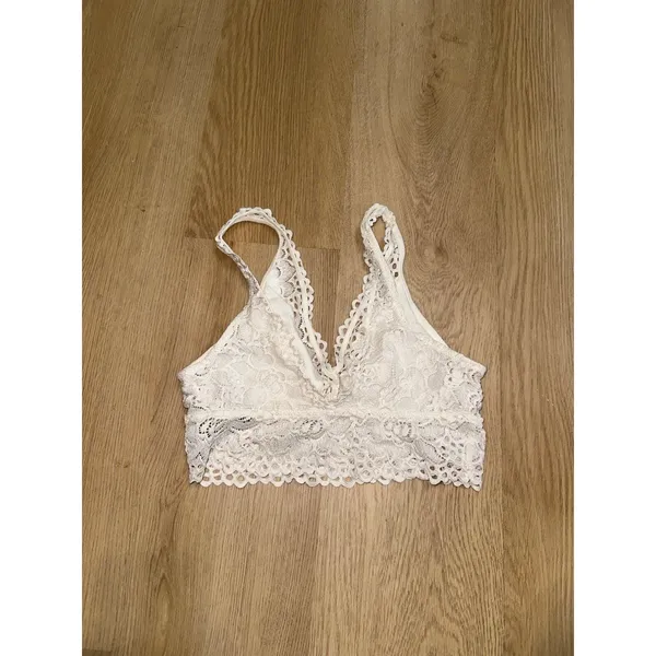 Aerie White Lace Bralette - Image 2