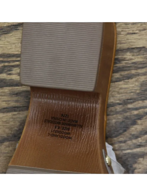 NWT Madden Girl Woodland Platform Block Heel Sandal WOOD03J1 Clear Brown 6.5M - Image 15