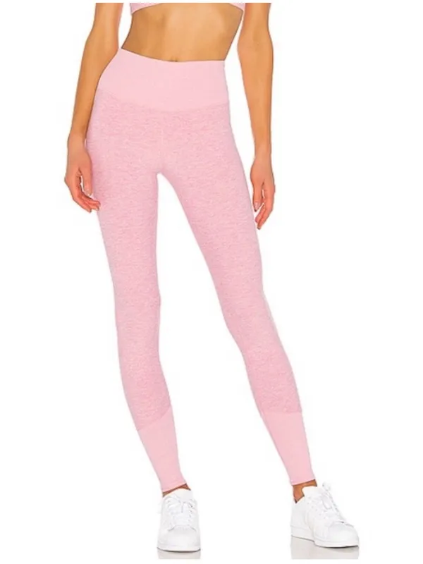 Alo Yoga Alosoft High Waist Lounge Legging in Flamingo Heather - Size M - Image 3