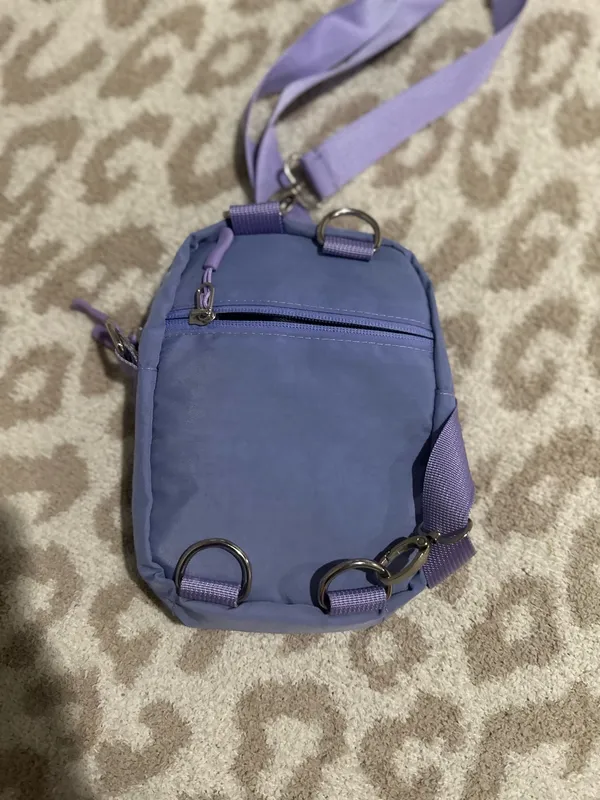 Brand New Lavender Nylon Crossbody - Image 4